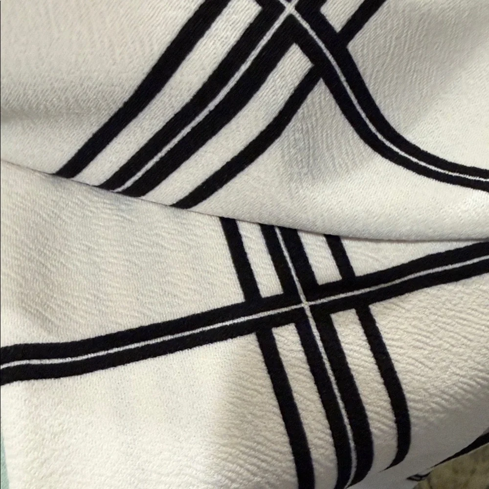Dolce Bianca Size Small Black and White Checkered Textured Leggings